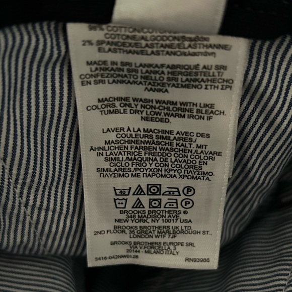 Brooks Brothers Men's Clark 1818 Flat
Front Chinos Olive Size 32/30 NWOT - Picture 7 of 7